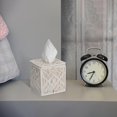 thumbnail image 5 of ABCISI Tissue Box Cover,  Square Macrame Tissue Holder, Bohemian Home Decor , Modern Woven Cotton Rope Design, for Home and Office, 5 of 6