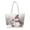 Cardinal Snowman, variant on Cute Snowman Quilted Tote Bag for Women Shoulder Bag Christmas Work Tote Bag Large Capacity, Spacious Storage, Lightweight Design, for Daily Shopping