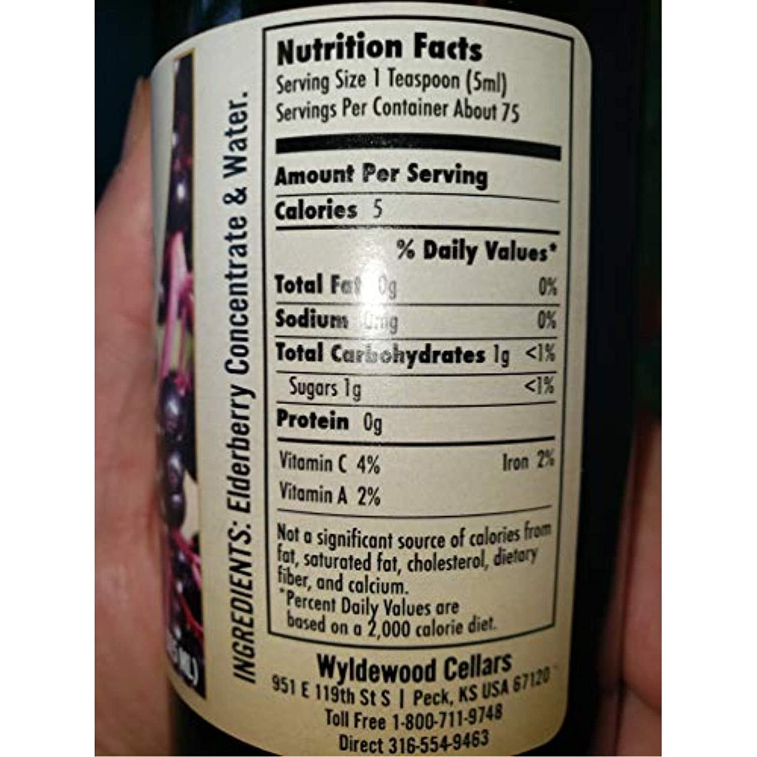 Elderberry Juice Concentrate 12.5 fl. oz.