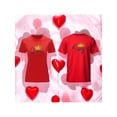 thumbnail image 1 of Playera En Duo Para Parejas De Queen y King 14 De Febrero San Valentin Color Rojo Talla Grande Marca Emil SaEs, 1 of 4