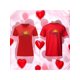 thumbnail image 1 of Playera En Duo Para Parejas De Queen y King 14 De Febrero San Valentin Color Rojo Talla Grande Marca Emil SaEs, 1 of 4