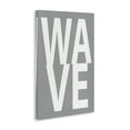 thumbnail image 4 of Stupell Industries Wave Word on Grey Typography Painting Gallery Wrapped Canvas Art Print Wall Art, 20 x 30, 4 of 8