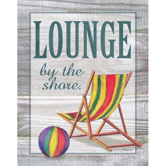Lounge by the Shore Canvas Art - Todd Williams (22 x 28)