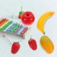 thumbnail image 2 of ColoMX 1 conjunto de agitadores de frutas instrumentos musicales educativos tempranos juguetes de fruta simulados, 2 of 8