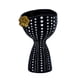 thumbnail image 1 of Elegante jarrón de mesa, maceta, figura, arreglo floral, soporte para bolígrafos, para interior y exterior. Negro, 1 of 6