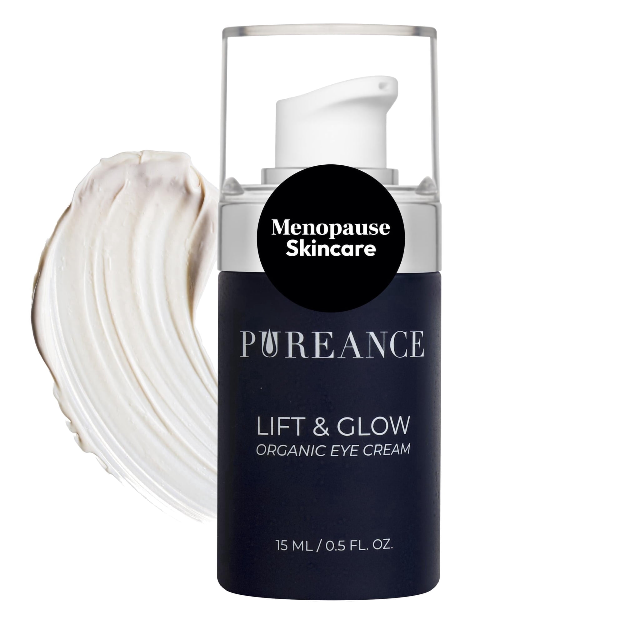 PUREANCE Lift & Glow - Organic Eye Cream for Dark Circles