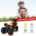 thumbnail image 5 of Costway 6V Ride-On Toy Motorcycle Trike 3-Wheel Electric Bicycle w/ Music&Horn, 5 of 9