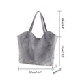 thumbnail image 3 of Bolso de hombro de lona para mujer, bolso de viaje de compras de gran capacidad, bolso Vintage Abanopi  Bolso de hombro único, 3 of 7