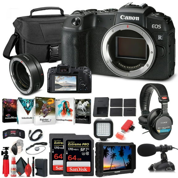 Canon EOS RP Mirrorless Digital Camera (3380C002)   4K Monitor   More (International Version)
