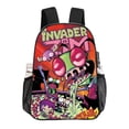 thumbnail image 4 of Invader Zim Clear Backpack Transparent Bag 17 Inch Large Capacity Laptop Daypack Clear Through Backpack Travel Bag For School Daily Office Holiday, 4 of 8
