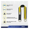thumbnail image 3 of Fall Protection Safety 14' Cross Arm Strap I 3” Wide Pass-through with Large D-Ring and Small D-Ring I ANSI OSHA Anchorage Sling Compliant Fall Arrest System, 3 of 6