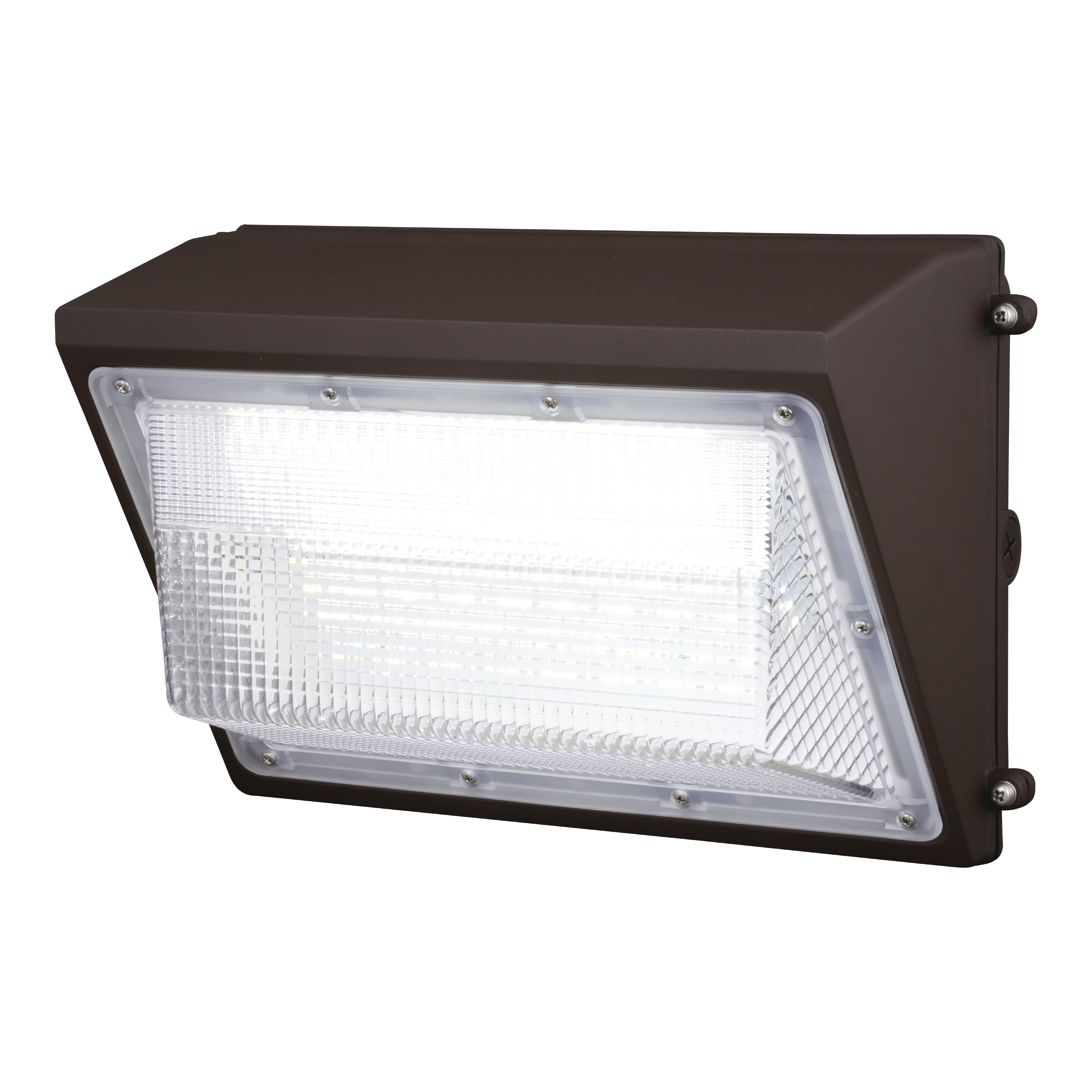Ray Aluminum Integrated LED Bronze Dusk to Dawn Outdoor Security Flood