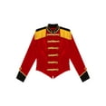 thumbnail image 6 of iixpin Womens Circus Ringmaster Jacket Costume Velvet Victorian Coat Ringleader Christmas Outfit Red L, 6 of 7