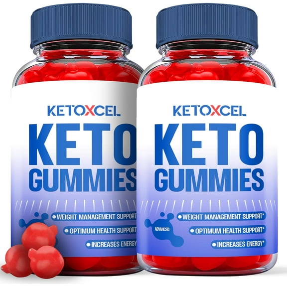 (2 Pack) Ketoxcel Keto ACV Gummies - Apple Cider Vinegar Supplement for Weight Loss - Energy & Focus Boosting Dietary Supplements for Weight Management & Metabolism - Fat Burn - 120 Gummies