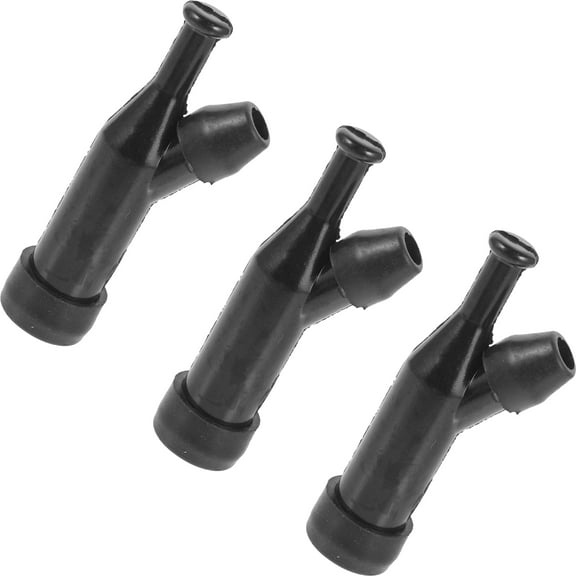 LABELEPH 3Pcs Threaded Center Shaft Spark Plug Cap for Water Pump Fitting Wear Resistance