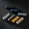 thumbnail image 2 of Men's Stainless Steel Solid Link Chain Statement Ring Hip Hop Watch Band Design, 2 of 5
