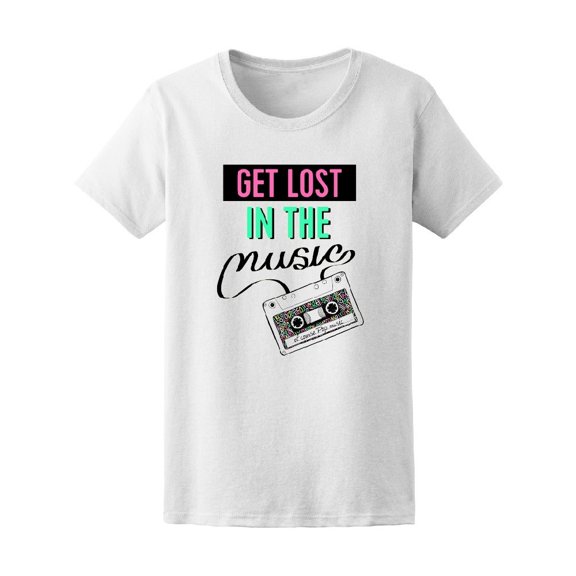 Get Lost In The Music Vintage Tee Women's -Image by Shutterstock
