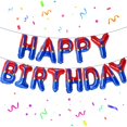 thumbnail image 1 of Guirnalda de Globos Aijoso Super Bros Feliz Cumpleaños, 1 of 7
