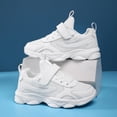 thumbnail image 6 of WUANDIXFA Kids Shoes Boys Girls Shoes Kids Tennis Sneakers Athletic Running Walking School Gym Lightweight Footwear for Little/Big Kid Size US 3,White, 6 of 7