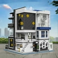 thumbnail image 2 of Art Gallery Modular Building Blocks Toy Bricks Model City Street View MOC Buildings Set | General Jim's Toys | Compatible with Lego, Cobi, Wange, Sembo and all major brick building brands., 2 of 8