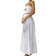 thumbnail image 3 of Txlixc Falda de verano para mujer Boho cintura elástica plisada línea A fluida falda larga de playa con bolsillos Txlixc  Moda, 3 of 6