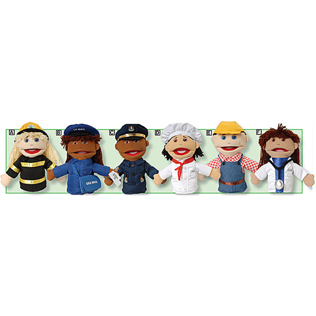 Multi-Ethnic Career Puppet, Set of 6 - image 2 of 2