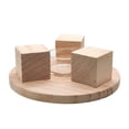 thumbnail image 3 of Teapot Warmer Candle Heating Base Wooden Tea Light Warmer for Tea Hotel Milk, 3 of 8
