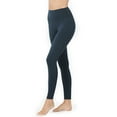 thumbnail image 3 of Zenana Women's Soft Wide Waistband Active Fitness Tight Yoga Pants Leggings with Pockets, 3 of 4