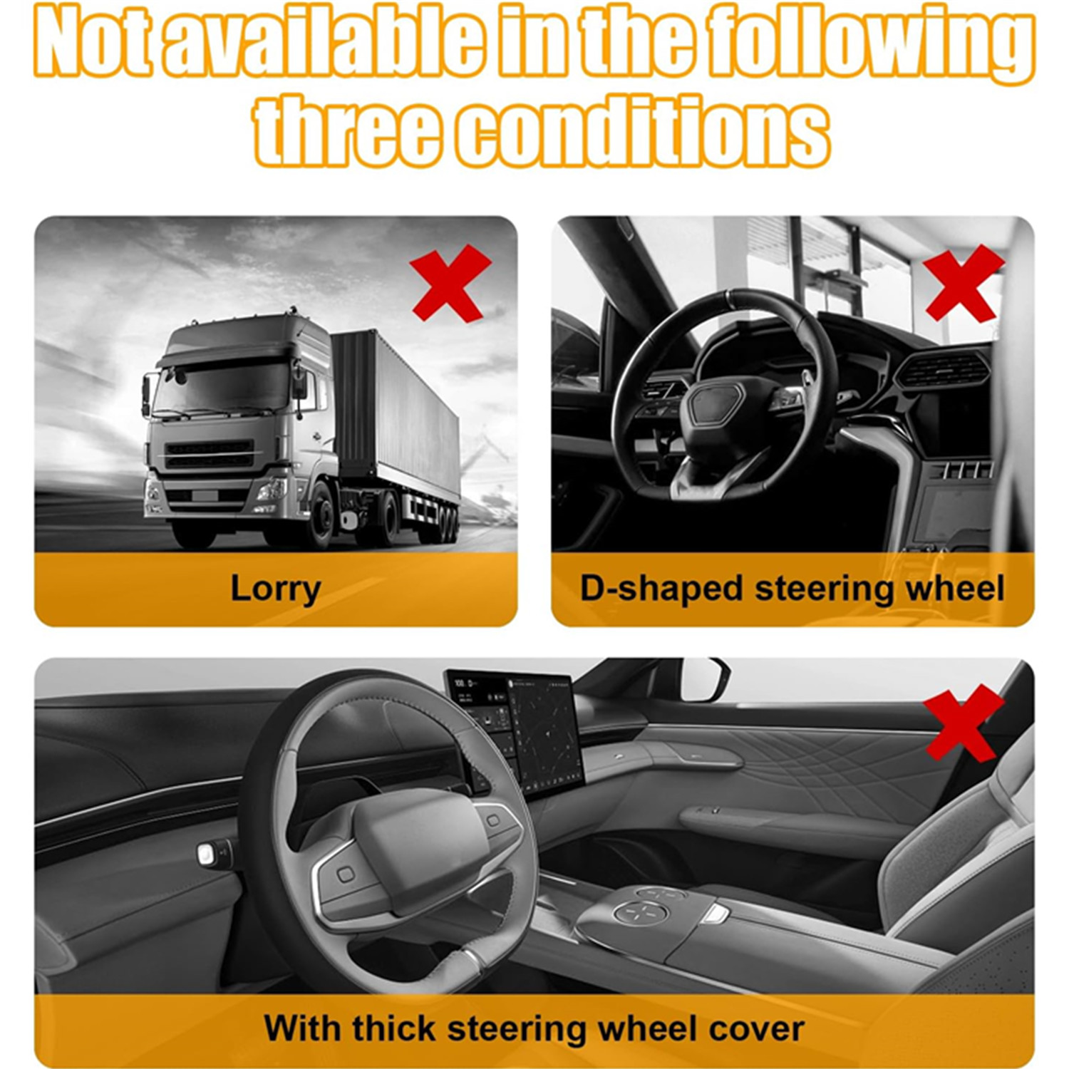 2 Pack Steering Wheel Tray, Car Desk, Two Sided Laptop Drink Food Work Table Holder for Constant Travelers, Fits Most Vehicles Steering Wheels