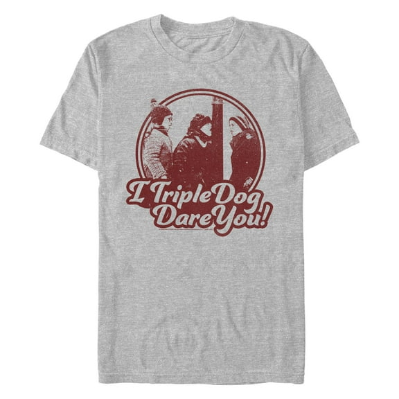 Men's A Christmas Story Retro I Triple Dog Dare You Graphic T-Shirt