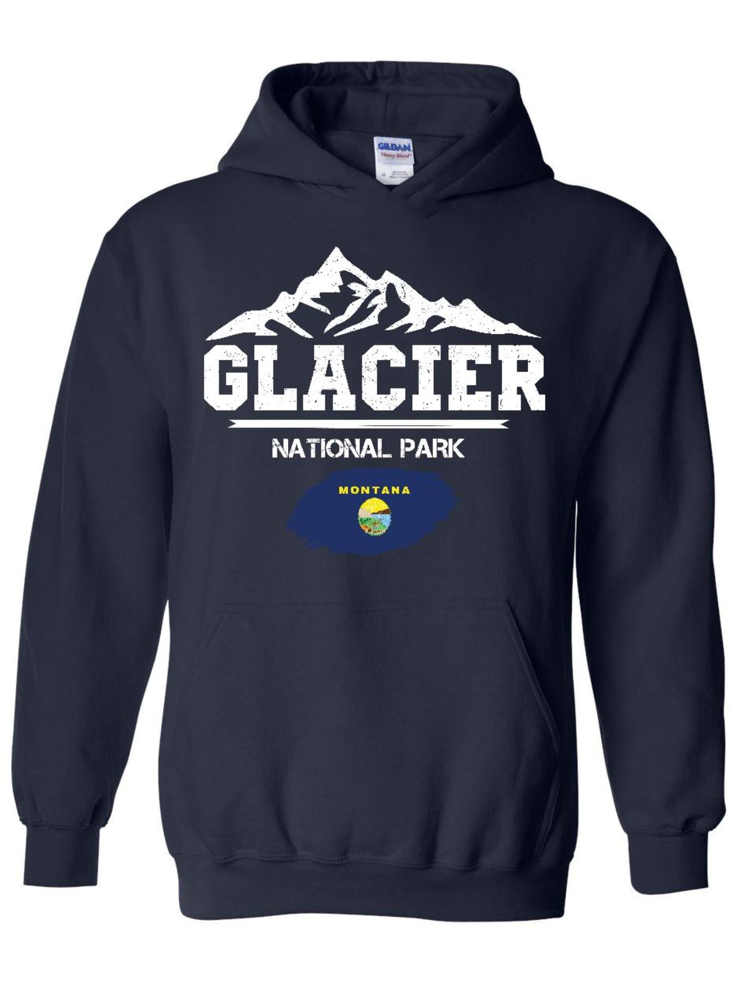 Unisex Glacier National Park Hoodie Sweatshirt - Walmart.com - Walmart.com