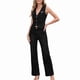 thumbnail image 3 of Conjunto de 2 Piezas de Mezclilla para Mujer, Chaleco Vaquero Sin Mangas con Botones, Camisa Y2k, Pantalones Vaqueros de Pierna , Pantalones Palazzo Traje Negro y Gris XL, 3 of 9