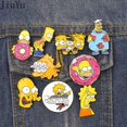 thumbnail image 3 of Divertido Pin De Simpson Broche De Dibujos Animados Familia Esmalte Insignia Solapa Joyería Regalo Para Amigos, 3 of 4