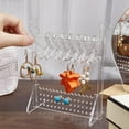 thumbnail image 3 of Exhibidor de aretes de acrílico con 74 agujeros, minipercha colgante para joyería, transparente, con agujeros para sujetar aretes, organizador transparente, soporte de almacenamiento, vitrina, 3 of 6