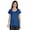 Blue, variant on Inkmeso Scoop Neck Basic Tee Casual Short Sleeve Cotton Plain Tshirt Top Womens