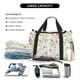 thumbnail image 5 of Disketp Roses Flowers Bolsa de Viaje Tipo Duffle, Bolso de Mano para Fin de Semana para Mujer, Bolsa de Gimnasio Ligera para Hombre, Esencial para Viajes, 5 of 7