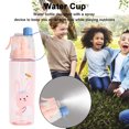thumbnail image 1 of Botella De Agua Portátil Botella de agua de viaje con diseño de dragón de dibujos animados, adorable para estudiantes, ejercicio de Picnic Ndcxsfigh Para estrenar, 1 of 3