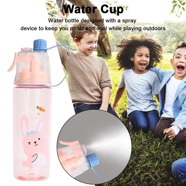 Botella De Agua Portátil Botella de agua de viaje con diseño de dragón de dibujos animados, adorable para estudiantes, ejercicio de Picnic Ndcxsfigh Para estrenar