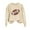 Beige, variant on Baseball Sweatshirts Womens Teen Girls Crewneck Loose Long Sleeve Pullover Tops Lightweight Casual Fall Clothes (2XL, Green)