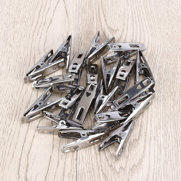 Raindrops Cloth Clips for Hanging Laundry Hanger Clips 40Pcs Stainless Steel