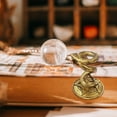 thumbnail image 4 of Jiibva Crystal Ball Stand Crystal Sphere Display Holder Metal Snake Design Globe Ball Stand Home Desktop Ornament for Sphere or Stone, 4 of 7