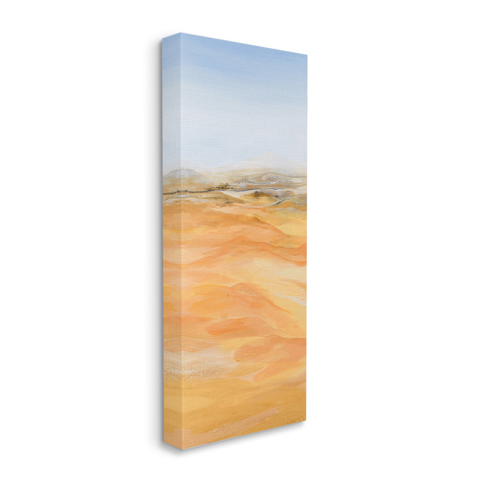 Stupell Industries Abstract Desert Landscape Nature Painting Gallery Wrapped Canvas Print Wall Art, 20 x 48
