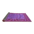 thumbnail image 2 of Ahgly Company Indoor Round Oriental Purple Industrial Area Rugs, 7' Round, 2 of 4