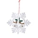 thumbnail image 3 of Adornos colgantes navideños para árbol de Navidad, adornos navideños de estilo rústico. Copo de nieve, 3 of 9