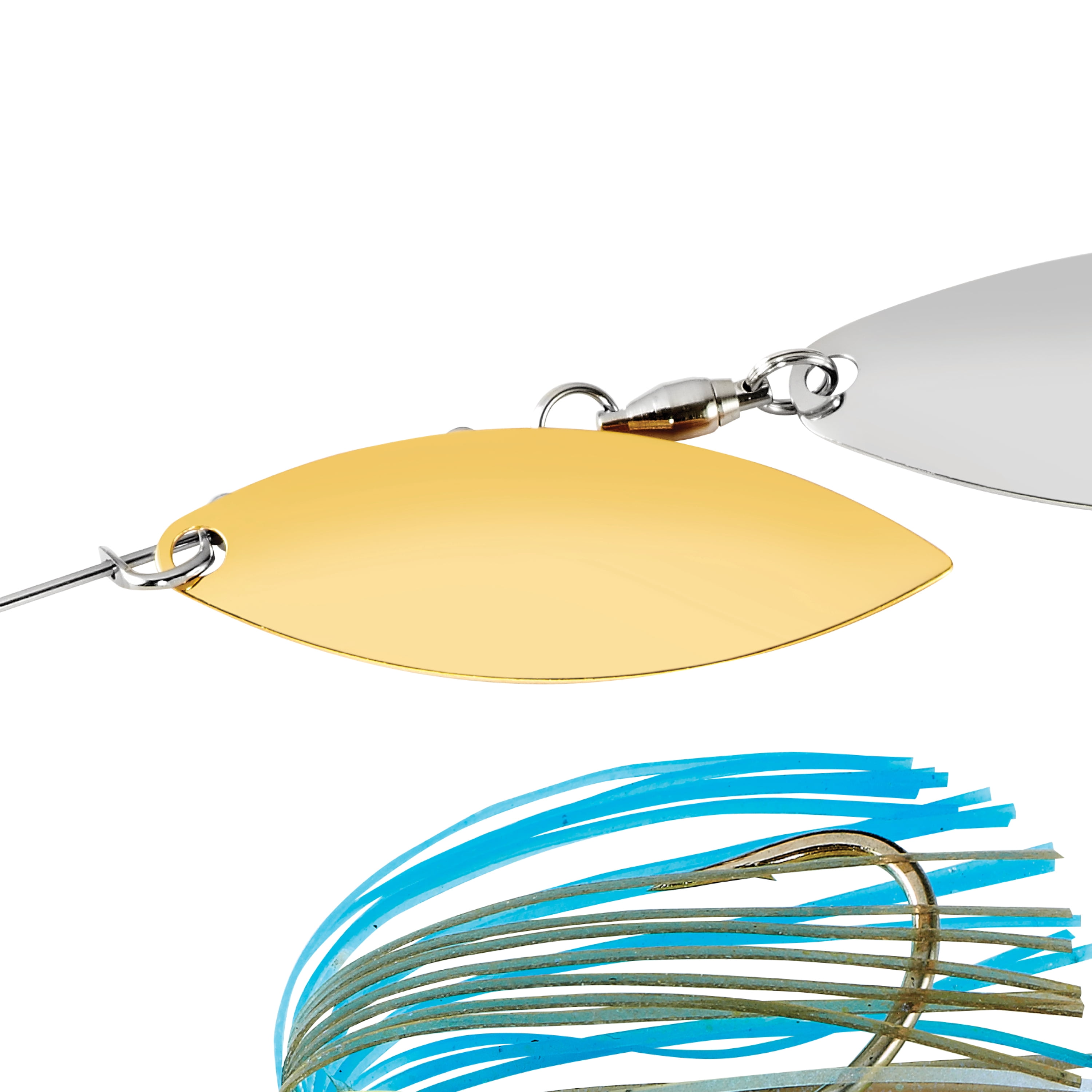(2 pack) War Eagle Nickel Frame Double Willow Spinnerbaits Sexxy Shad 3/8 oz.