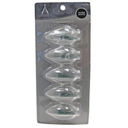 Noma Inliten 11229-88 C9 LED Replacement Bulb, Warm White, Pack - 5