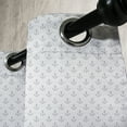 thumbnail image 3 of Ambesonne Anchor Grommet Curtain, Wave Pattern, 50" x 108", Grey Pale Grey White, 3 of 6