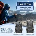 thumbnail image 7 of ManYmbyan Nordic Walking Trekking Poles - 2 Sticks with Anti-Shock and Quick Lock System, Telescopic, Collapsible for Hiking, Camping, Mountaineering, Backpacking, Walking, Trekking, 7 of 7