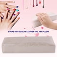 thumbnail image 4 of Nail Pillow Hand Rest For Nails, Stripe  Leather Nail Art Pillow, Manicure Soft Sponge Hand Rests Cusion Holder, Nail Art Accessories Tool For Nails Tech, 4 of 8