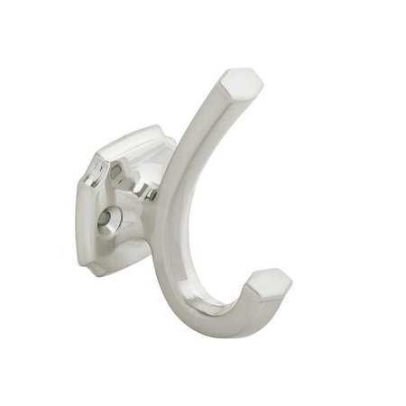

Belwith BWH077870 SN Center-Center Style Cabinet Hook Satin Nickel